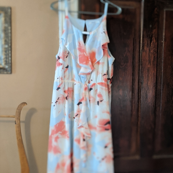 Ladies high low sleeveless dress - Picture 4 of 4